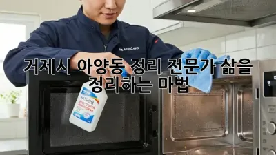 거제시 아양동 정리 전문가: 삶을 정리하는 마법✨